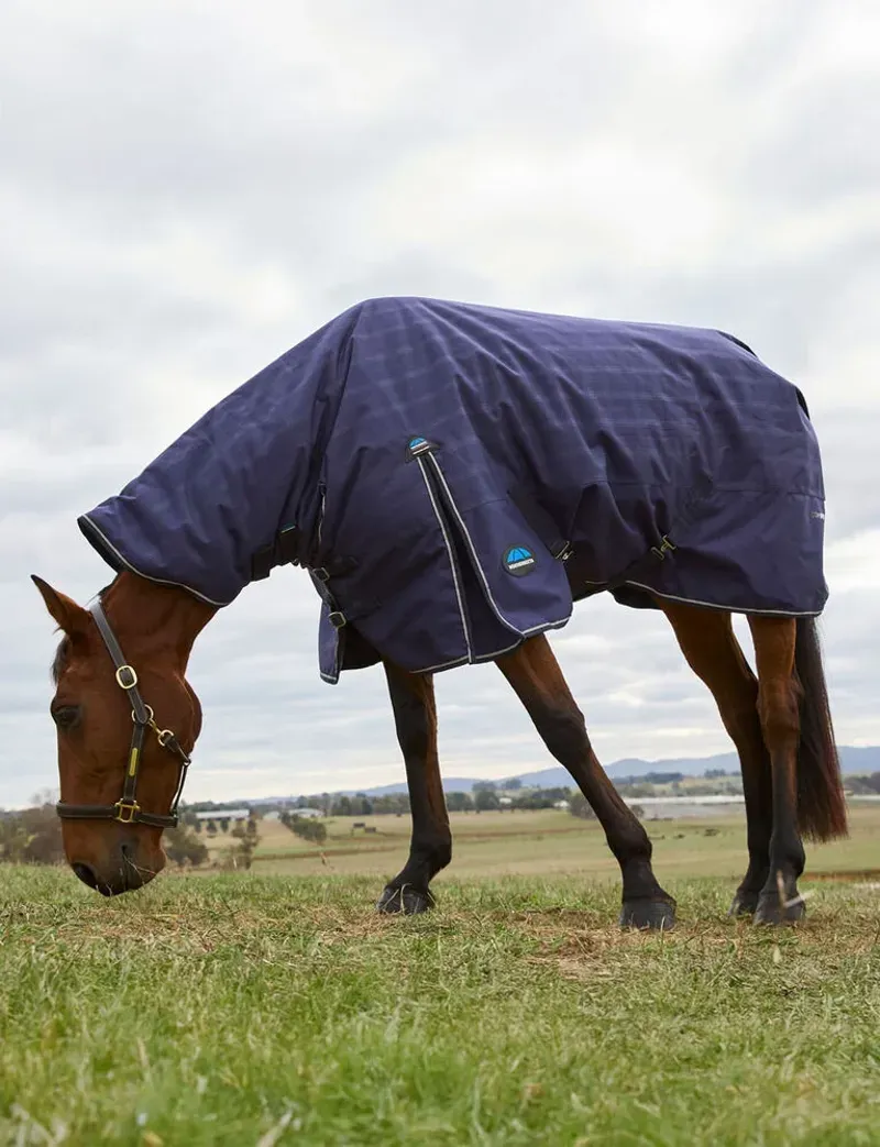 WeatherBeeta 220g ComFiTec Prelim Turnout Combo in Navy Embossed Plaid-2