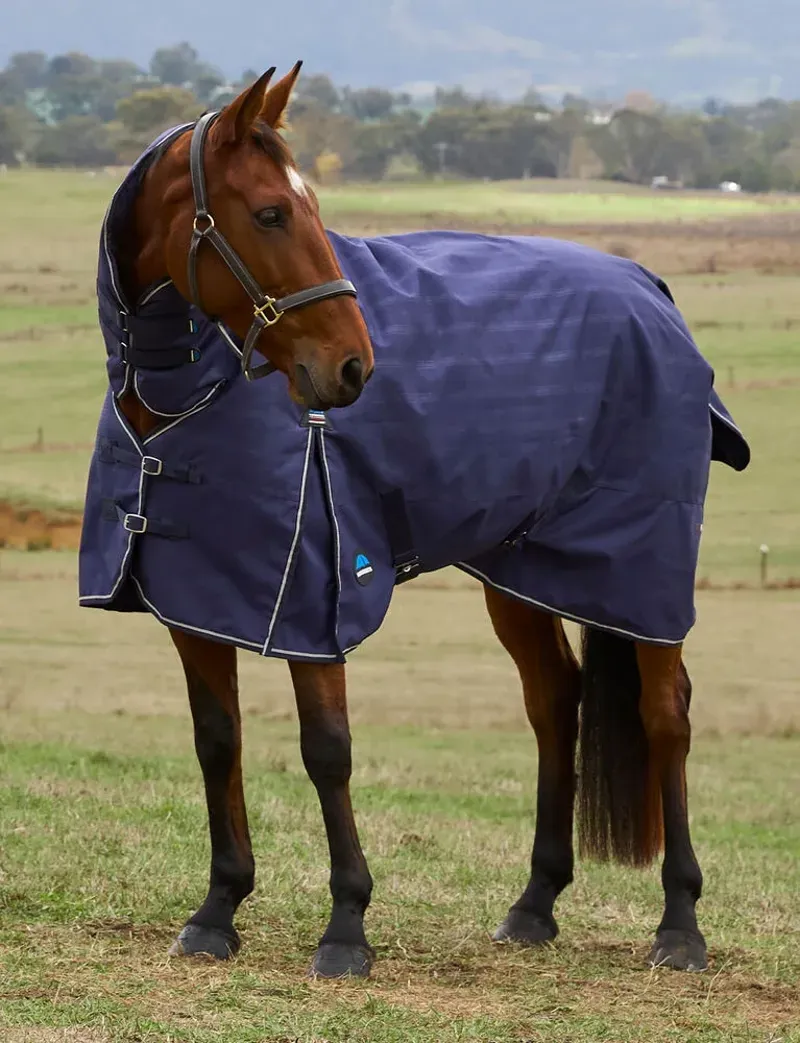 WeatherBeeta 220g ComFiTec Prelim Turnout Combo in Navy Embossed Plaid-1