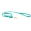 WeatherBeeta Medium Rolled Leather Dog Lead in Teal