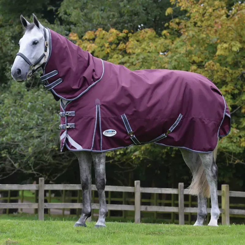 WeatherBeeta Medium ComFiTec Plus Dynamic II Detach-A-Neck in Maroon/Grey/White