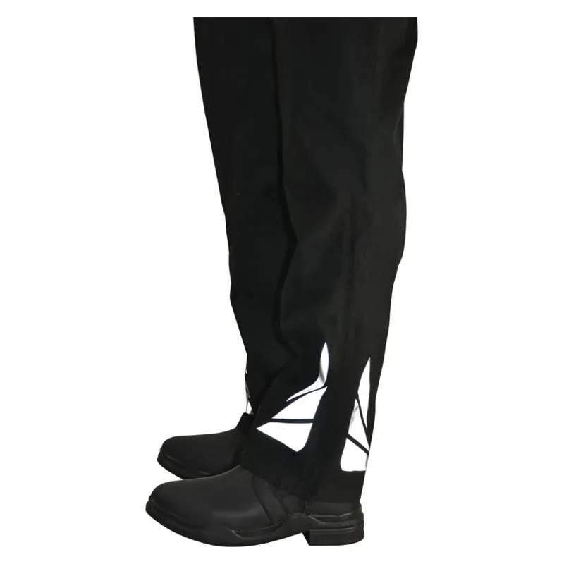 Hy Equestrian Waterproof Reflective Over Trousers - Black-1