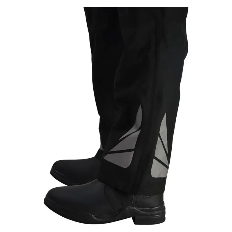 Hy Equestrian Waterproof Reflective Over Trousers - Black-2