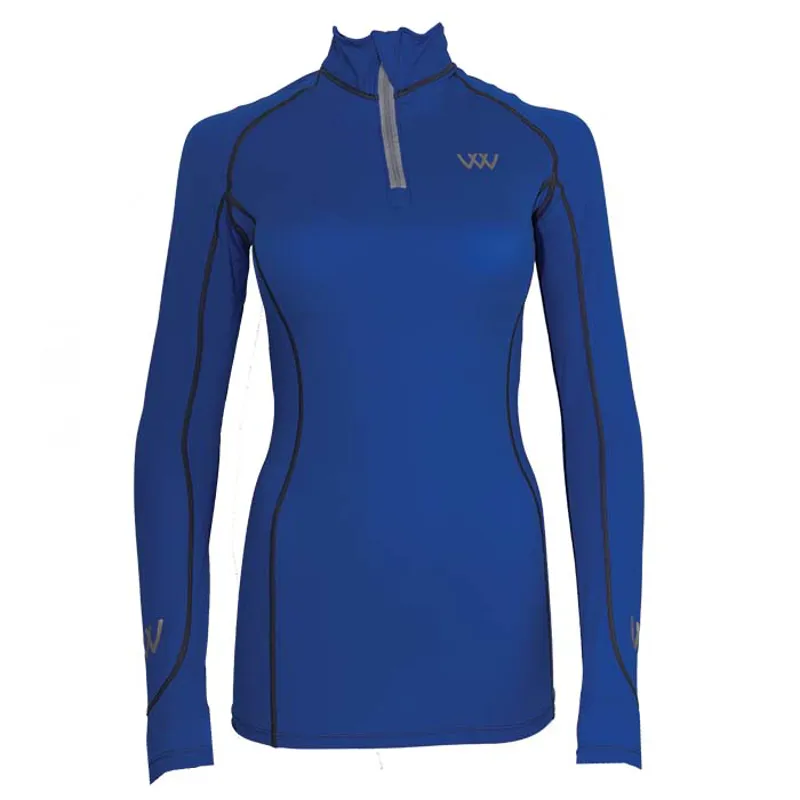 Woof Wear Performance Riding Shirt - Electric Blue