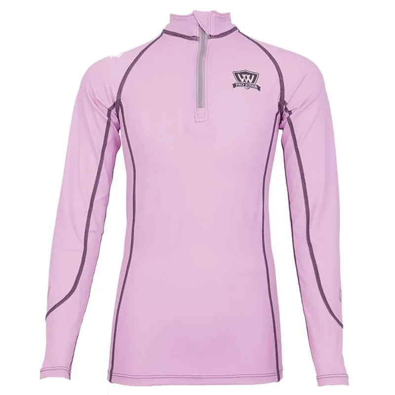 Woof Wear Young Rider Pro Performance Riding Shirt - Lilac
