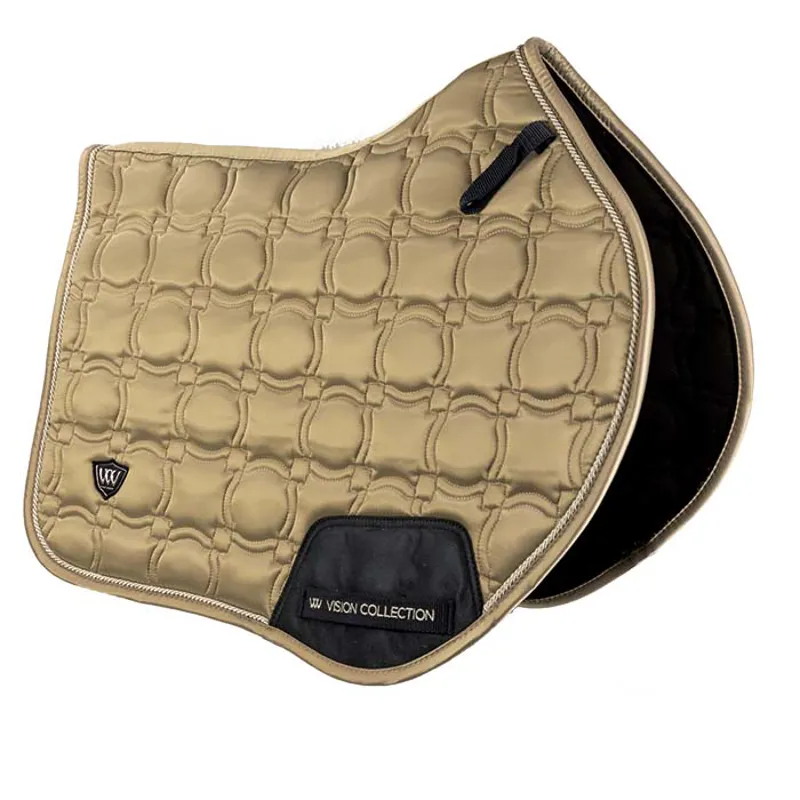 Woof Wear Close Contact Saddle Pad - Champagne