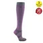 Woof Wear Long Bamboo Waffle Riding Sock - Lilac/Grey