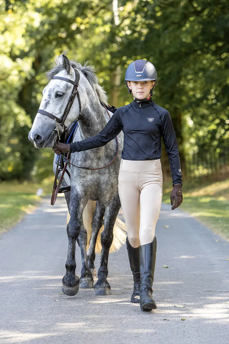 Woof Wear Young Rider Pro Tights - Stone-2