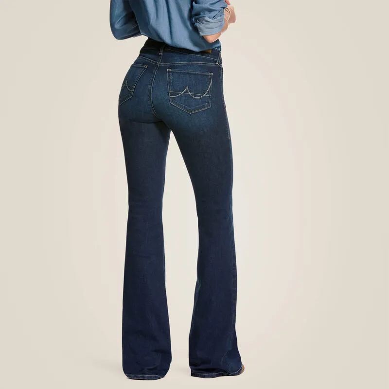 Ariat Ultra Stretch Perfect Rise Katie Flare Jean - Maya-1