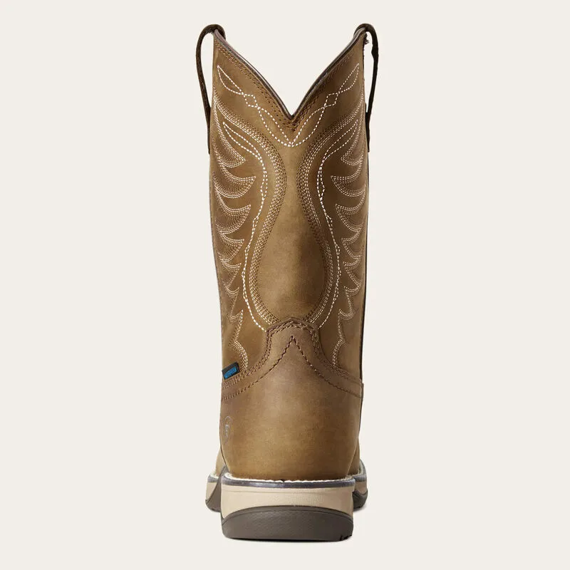 Ariat Anthem Waterproof Western Boot - Distressed Brown-2