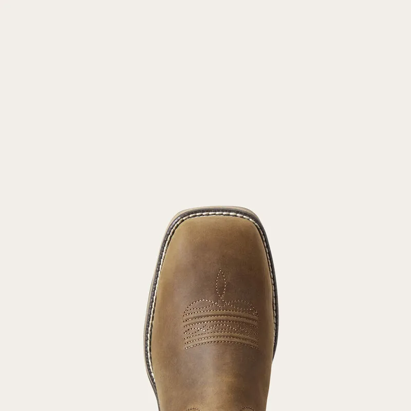 Ariat Anthem Waterproof Western Boot - Distressed Brown-4