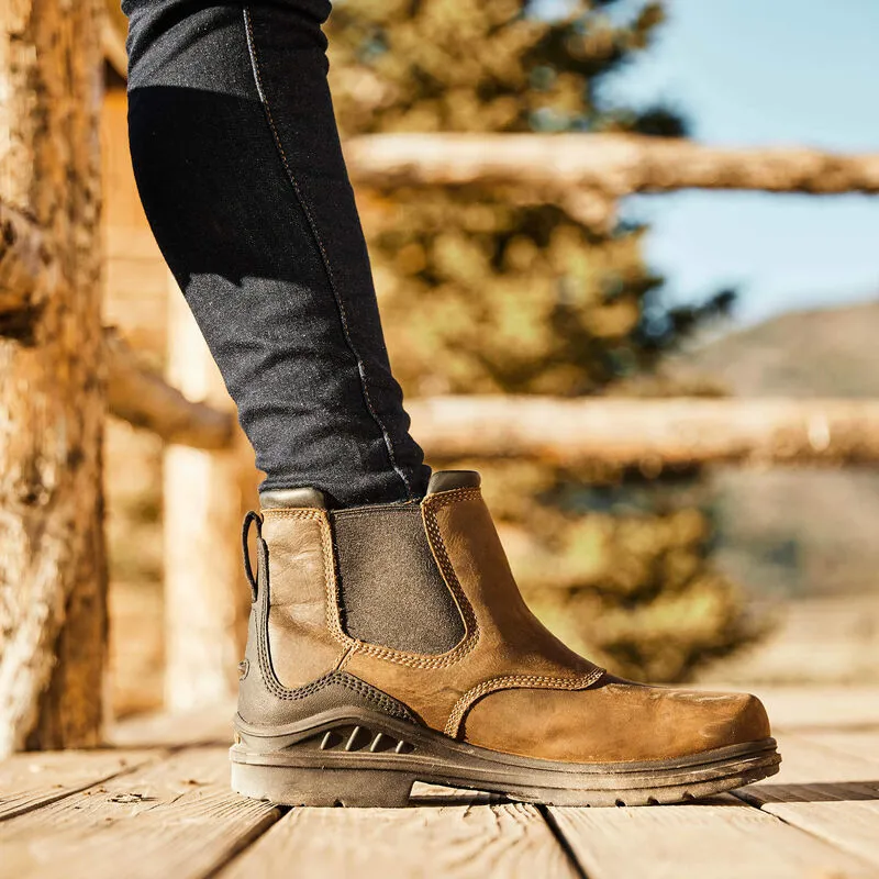Ariat Barnyard Twin Gore II H20 Womens - Brown-5