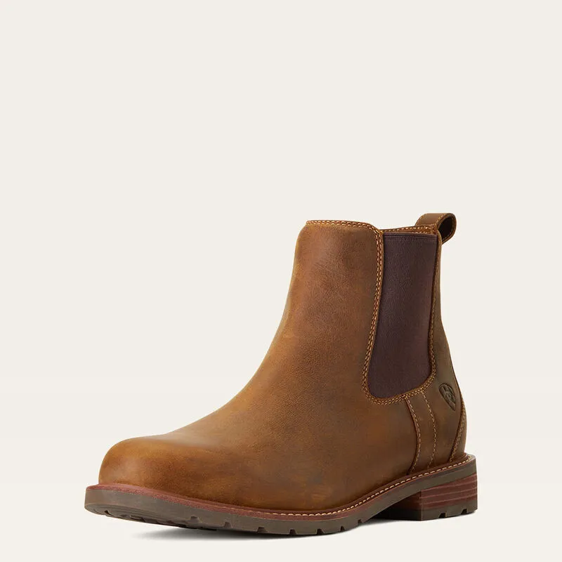 Ariat Wexford Waterproof Chelsea Boot Mens - Weathered Brown