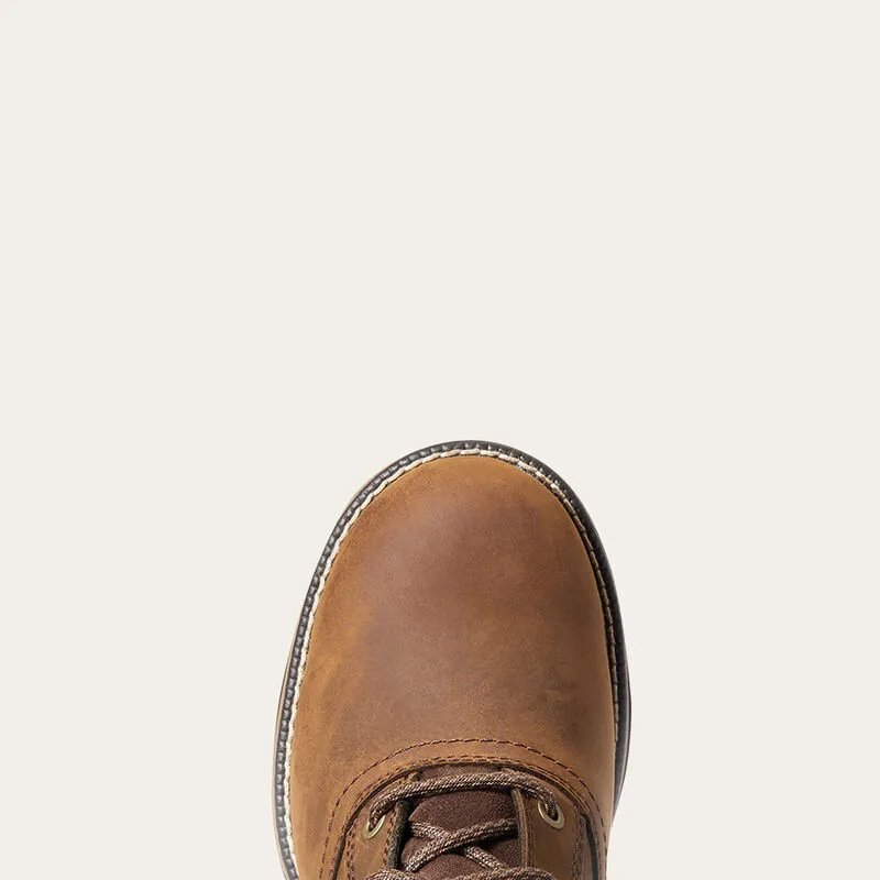 Ariat Anthem Round Toe Lacer Waterproof Boot Womens - Distressed Brown-5