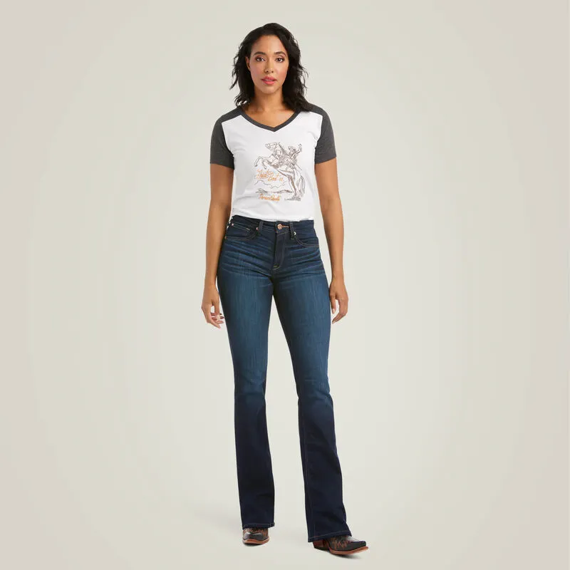 Ariat R.E.A.L. High Rise Ballary Boot Cut Jean-5