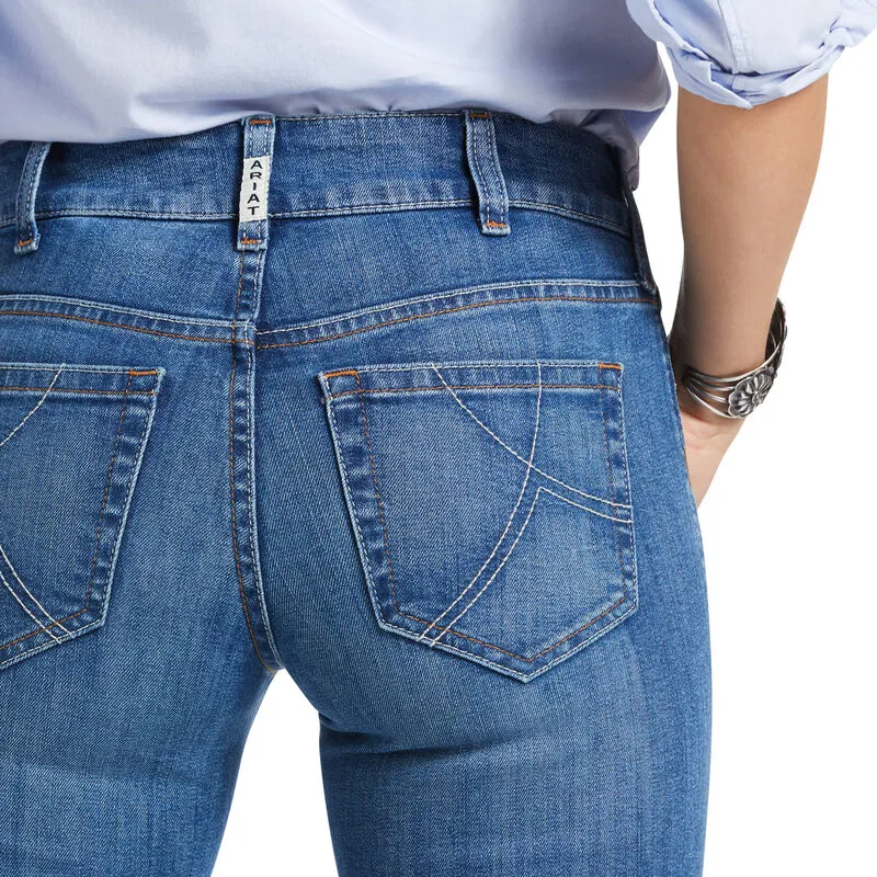 Ariat R.E.A.L. Mid Rise Arrow Fit Catherine Straight Jean - Maine-5
