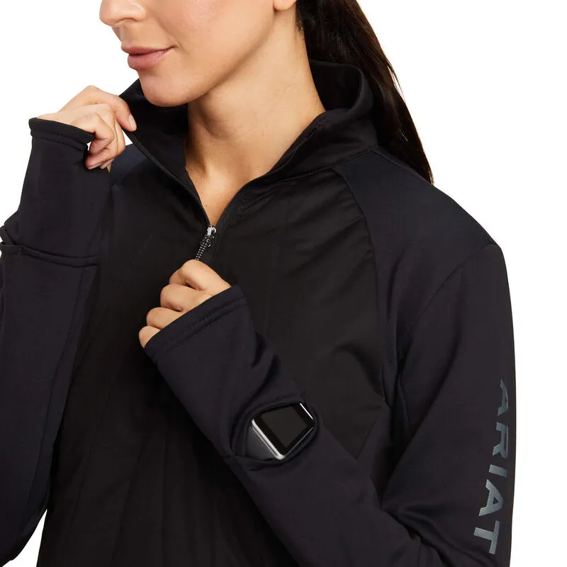 Ariat Venture 1/2 Zip Sweatshirt - Black-2