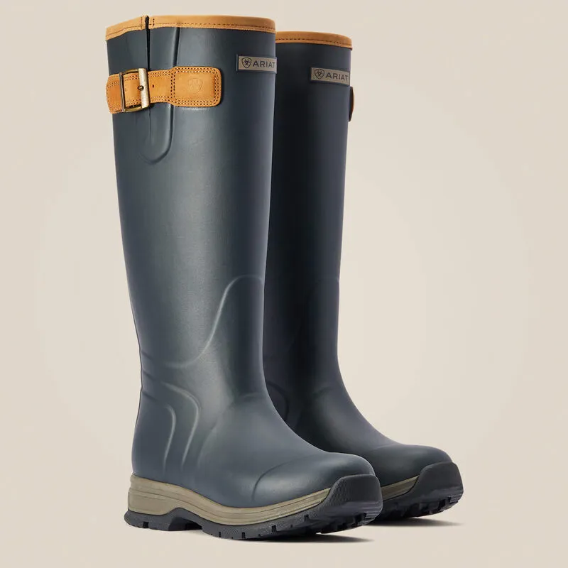 Ariat Burford Insulated Rubber Wellington Womens - Navy-6