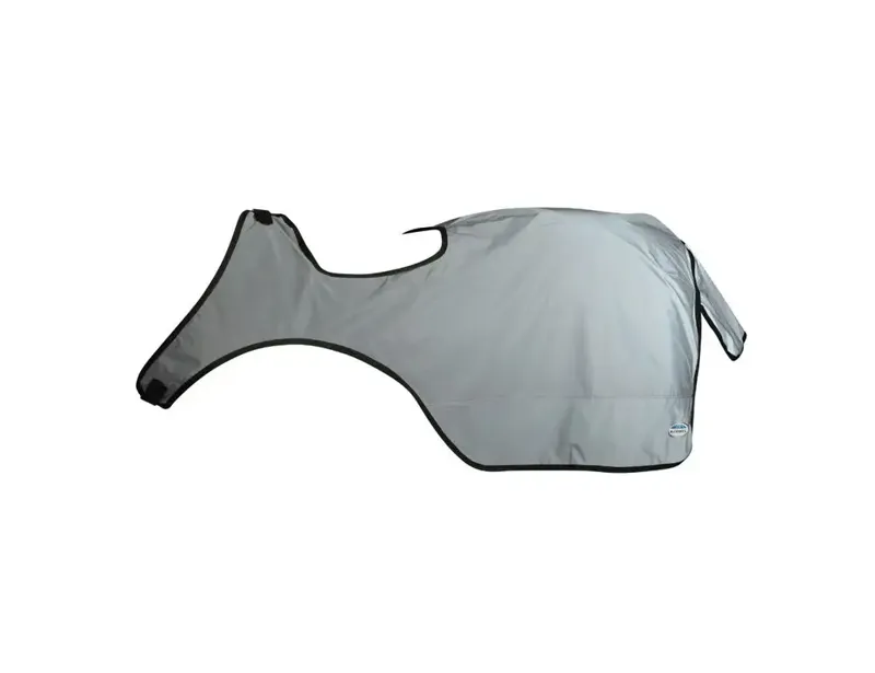 Weatherbeeta Reflective Wrap Around Exercise Sheet - Silver/Black-7