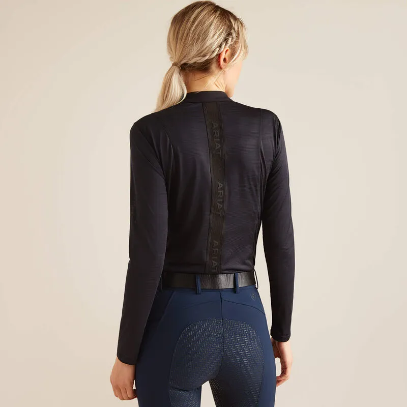 Ariat Breathe 1/4 Zip Baselayer - Black-1