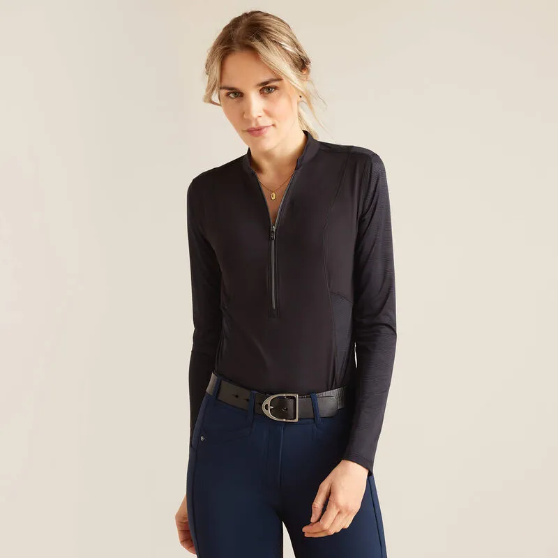 Ariat Breathe 1/4 Zip Baselayer - Black