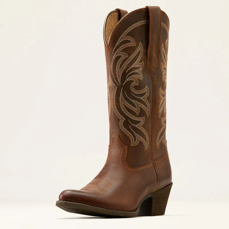 Ariat Heritage J Toe Western Boot - Sassy Brown
