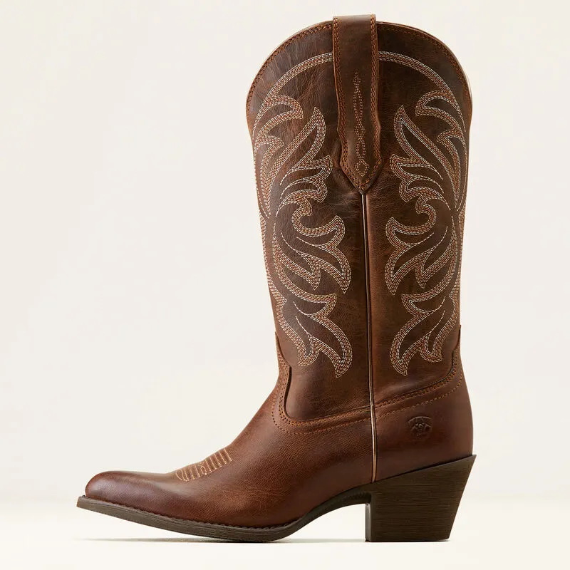 Ariat Heritage J Toe Western Boot - Sassy Brown-1