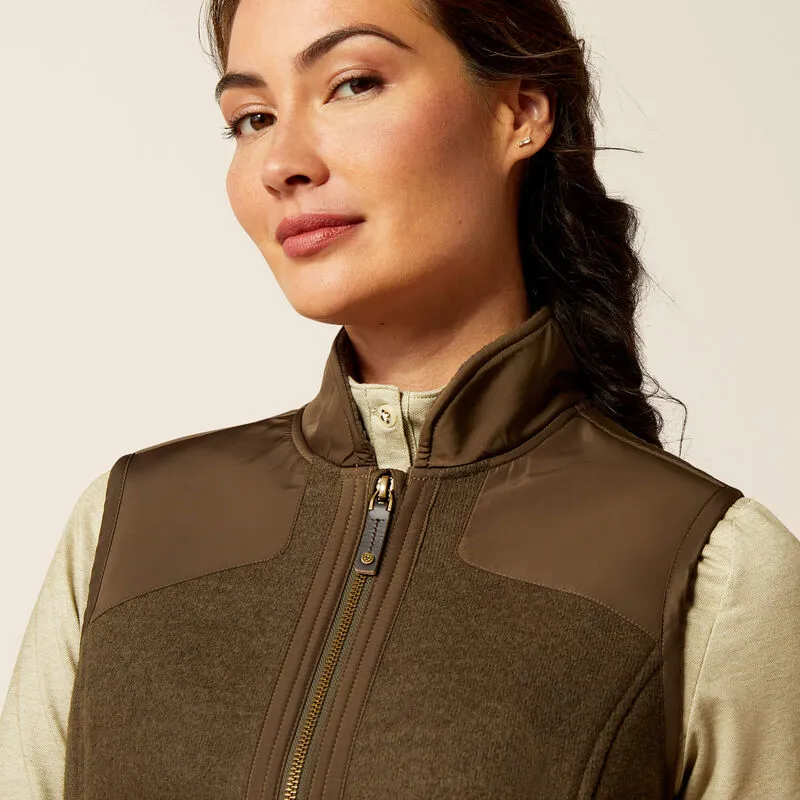 Ariat Ladies Millbrae Gilet - Earth-1