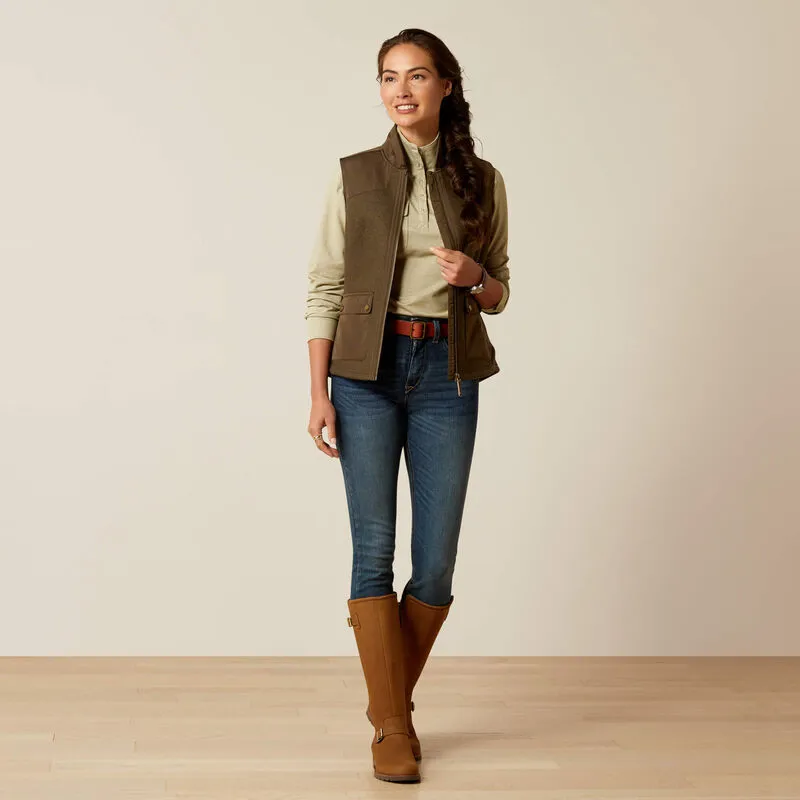 Ariat Ladies Millbrae Gilet - Earth-2