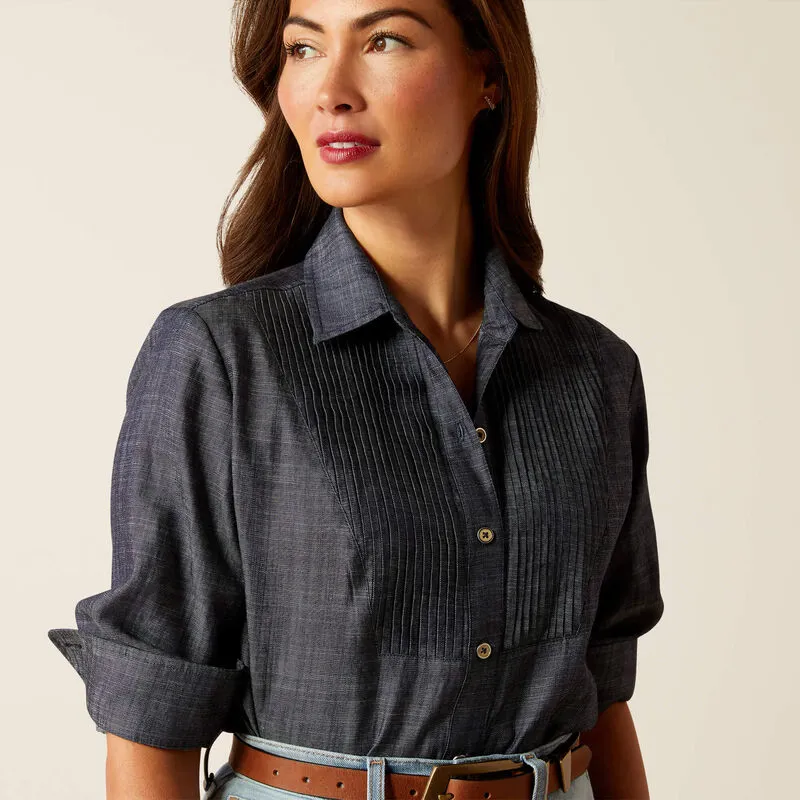 Ariat Oban Shirt - Tencel Denim-2