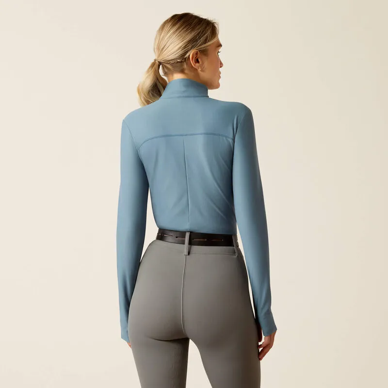 Ariat Lowell 3.0 1/4 Zip Baselayer - Bluestone-1