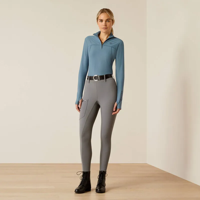 Ariat Lowell 3.0 1/4 Zip Baselayer - Bluestone-3