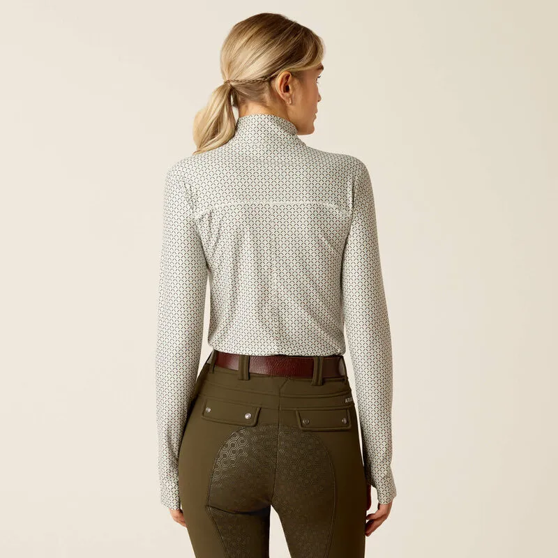 Ariat Lowell 3.0 1/4 Zip Baselayer - Deco Geo-1