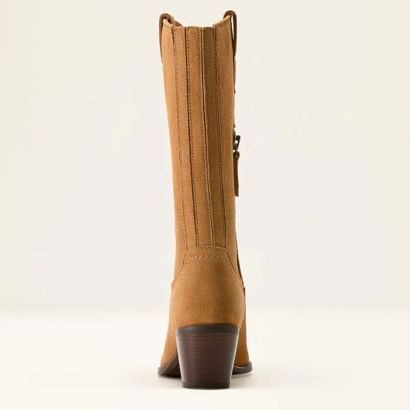 Ariat Addison Boot Caramel Suede-2