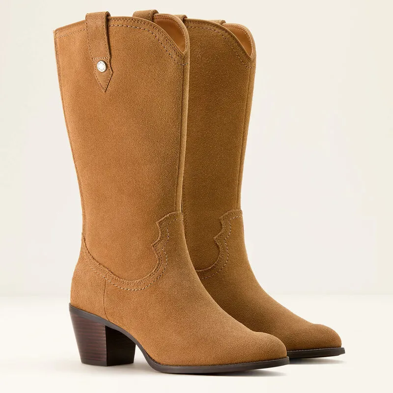 Ariat Addison Boot Caramel Suede-4