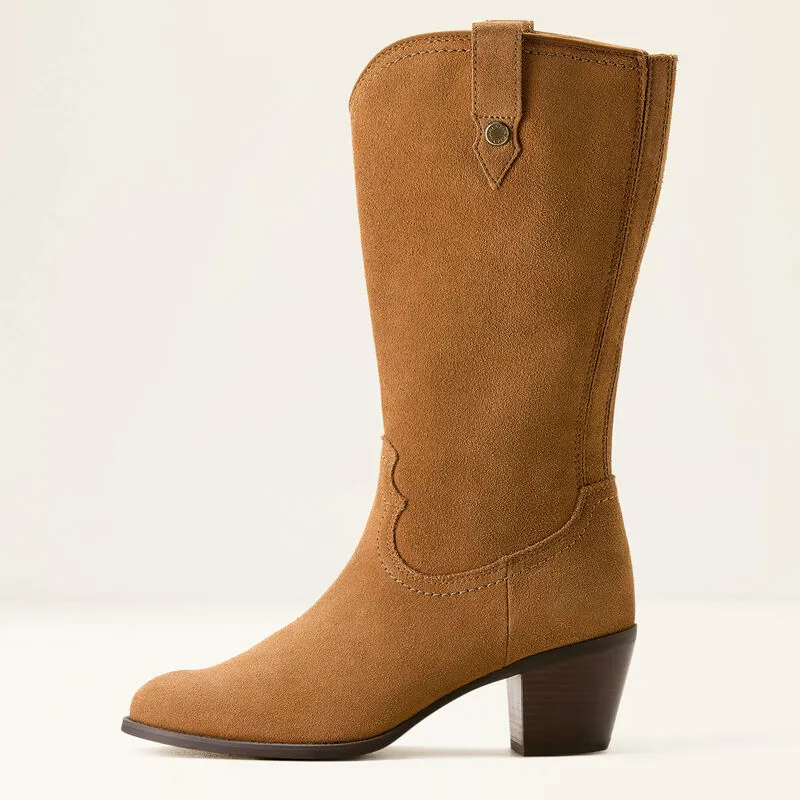Ariat Addison Boot Caramel Suede-1