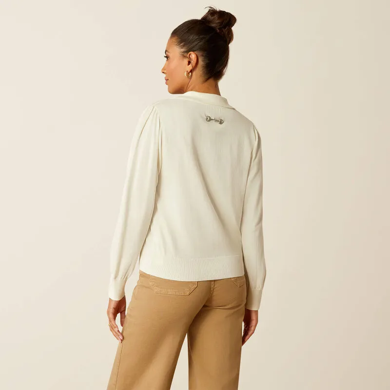 Ariat Langsett Sweater - Vanilla Ice-1
