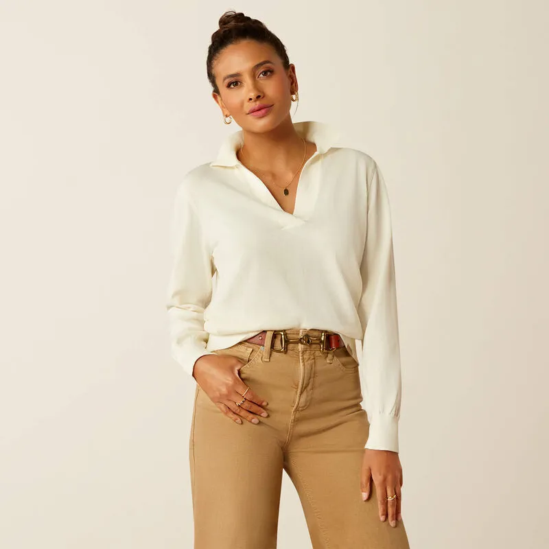 Ariat Langsett Sweater - Vanilla Ice