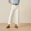 Ariat Ultra High Rise Countryside Wide Leg Crop Jeans - White