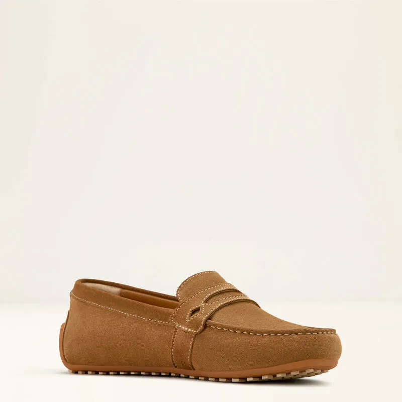 Ariat Selene Driving Moc Womens - Caramel Suede-3