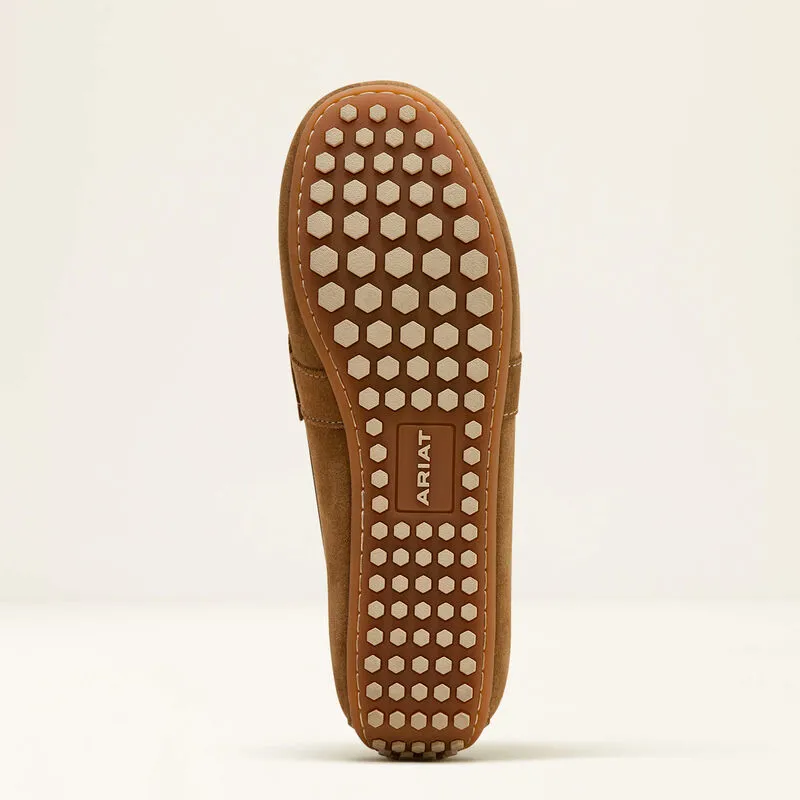 Ariat Selene Driving Moc Womens - Caramel Suede-4