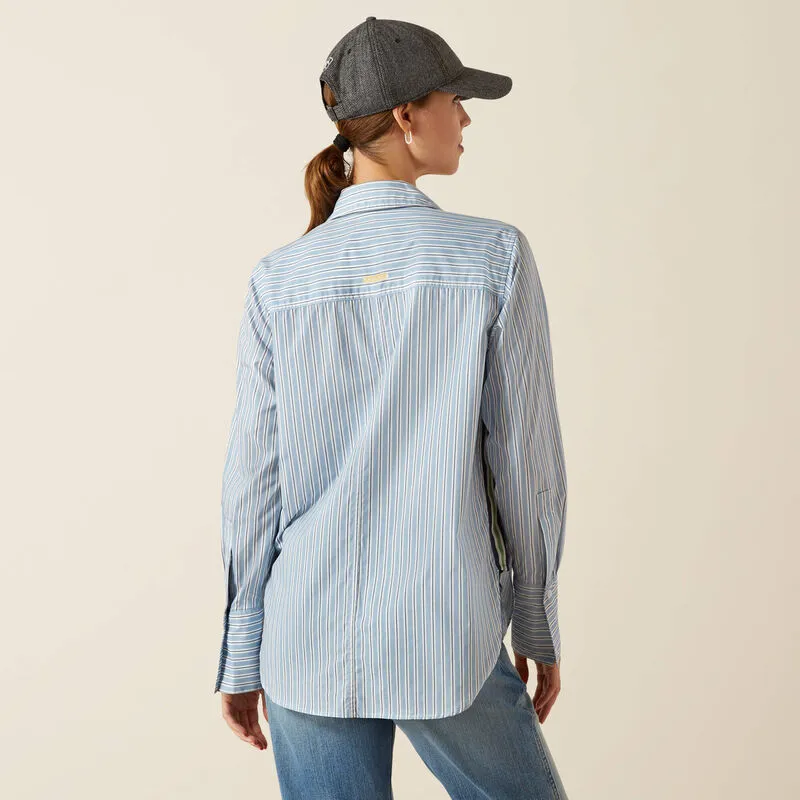 Ariat Wolseley Shirt - Blue Stripe-2