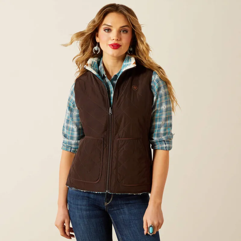 Ariat Dilon 2.0 Reversible Insulated Gilet - Mole