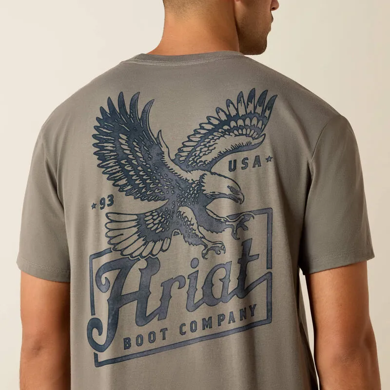 Ariat Men's Paintriot Classic Fit T-Shirt - Smoked Pearl-2