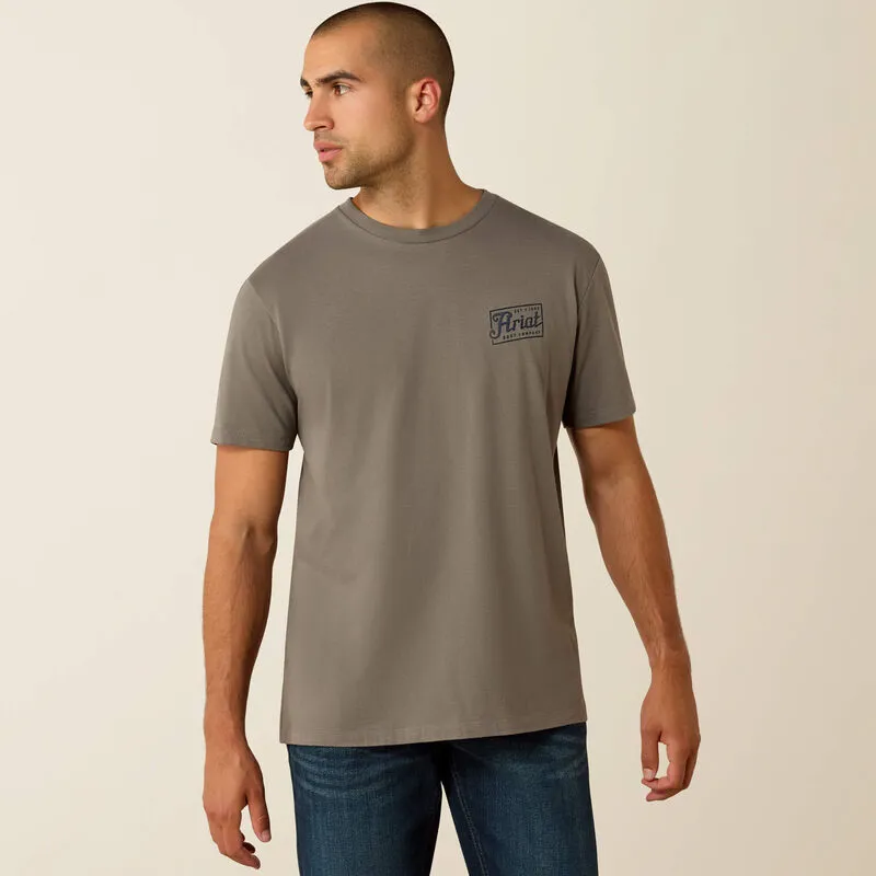 Ariat Men's Paintriot Classic Fit T-Shirt - Smoked Pearl
