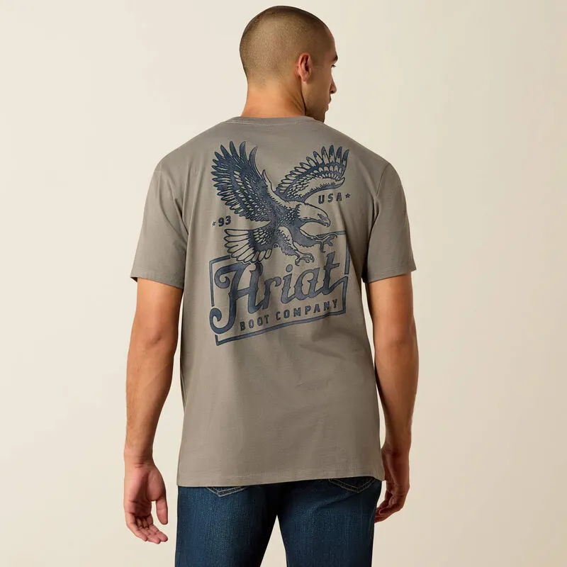 Ariat Men's Paintriot Classic Fit T-Shirt - Smoked Pearl-1