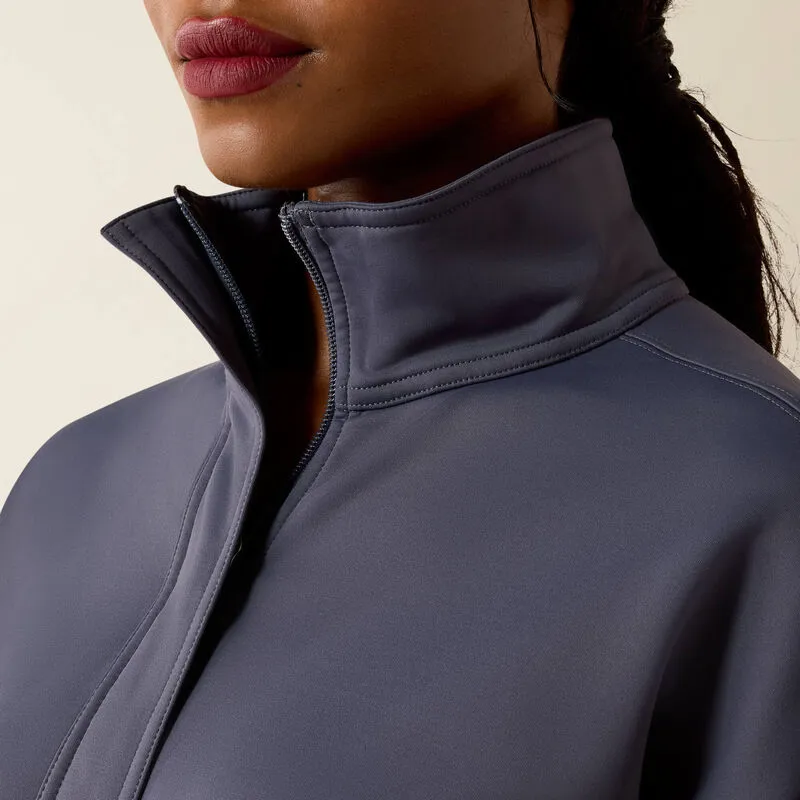 Ariat Breeze Logo 1/2 Zip Sweatshirt - Ombre Blue-2