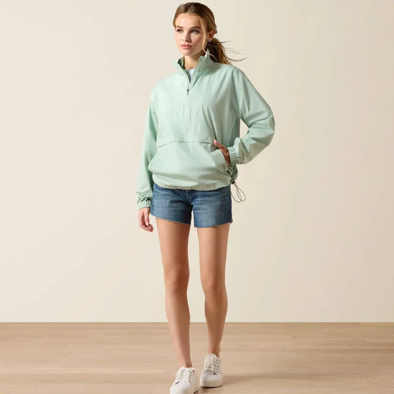 Ariat Whisper Pullover Jacket - Silt Green-4