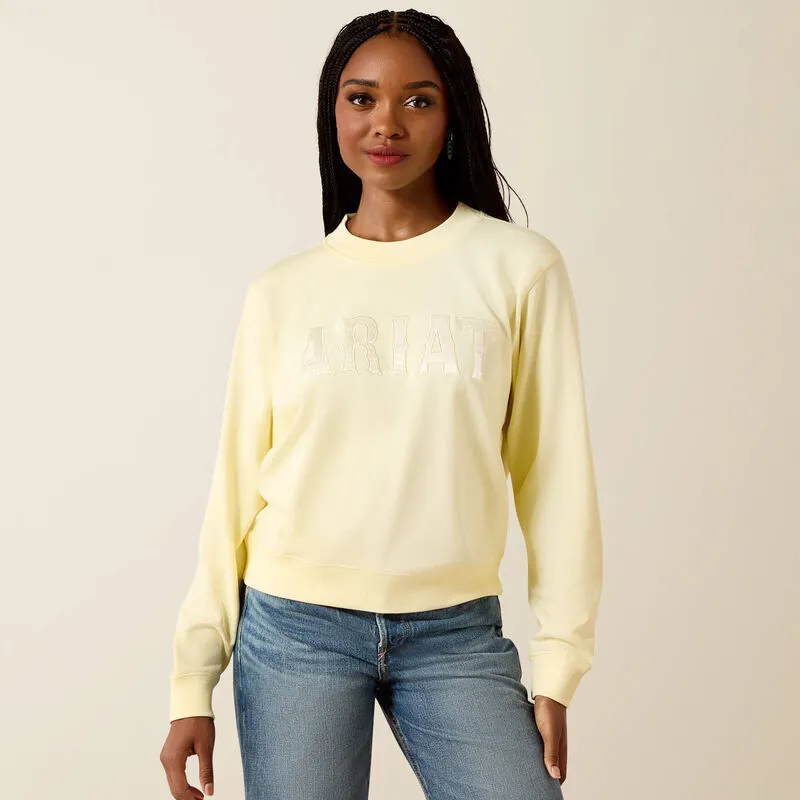 Ariat Women's Essential Crew Sweatshirt - Pear Sorbet