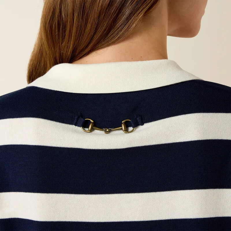 Ariat Langsett Sweater - Navy Stripe-3