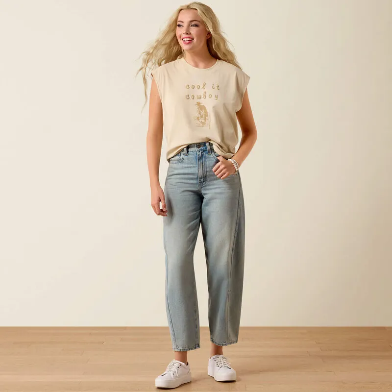 Ariat Cool It T-Shirt - Oyster Grey-4